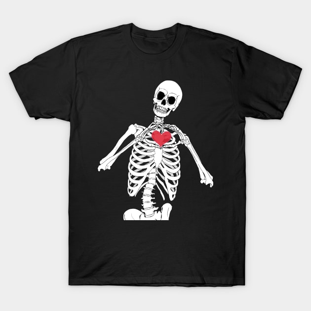 Skeletal Heart T-Shirt by Stranger Attire